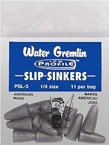 Water Gremlin Low Profile Slip Sinker