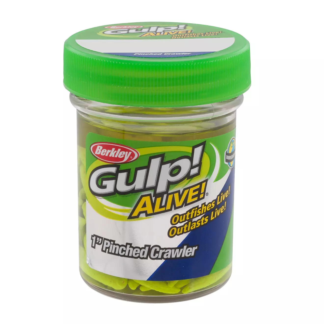 Berkley Gulp Alive 1 in Pinched Crawler Bait Jar