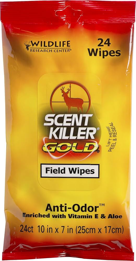 Wildlife Research Center Scent Killer Gold Field Wipes