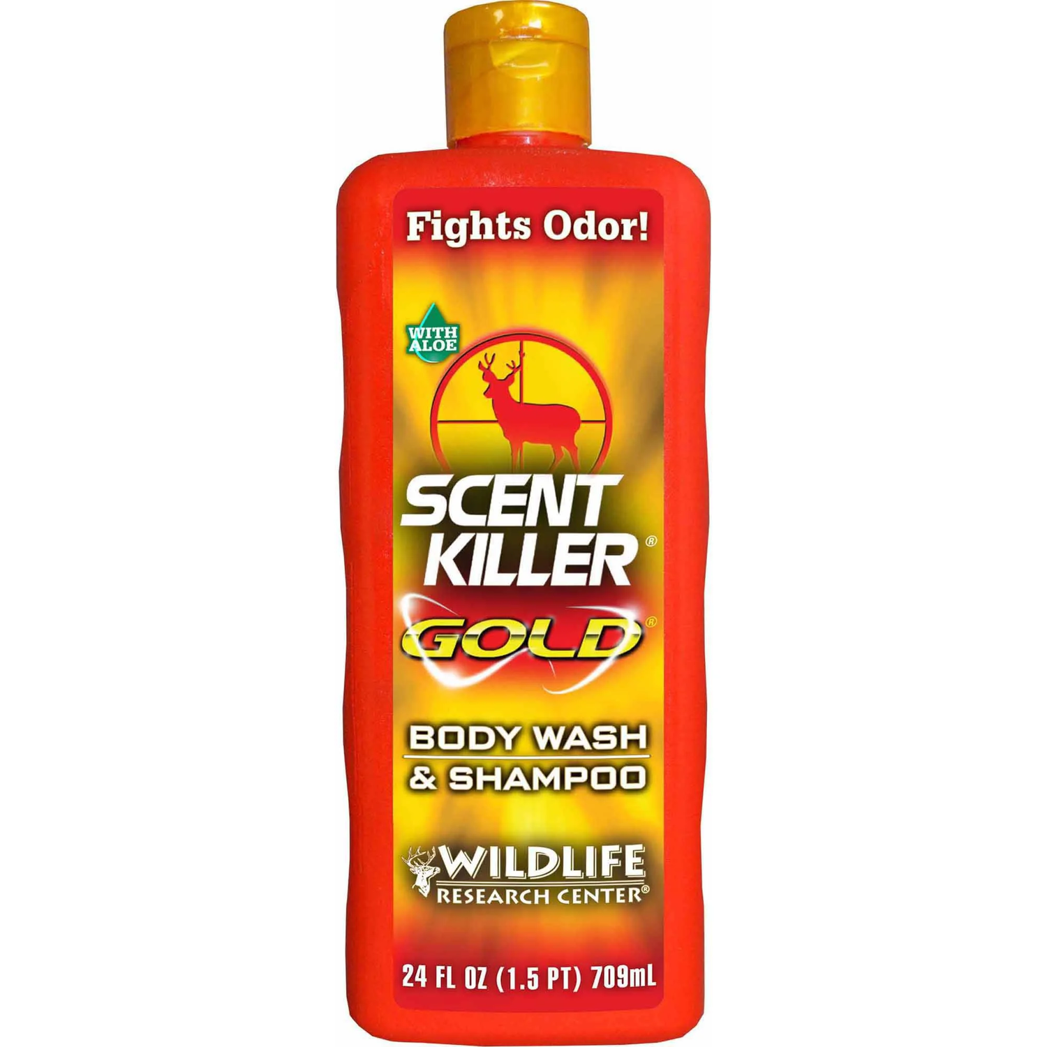 Wildlife Research Center, Scent Killer Gold Body Wash & Shampoo 24 fl oz Hunting Scent Elimination