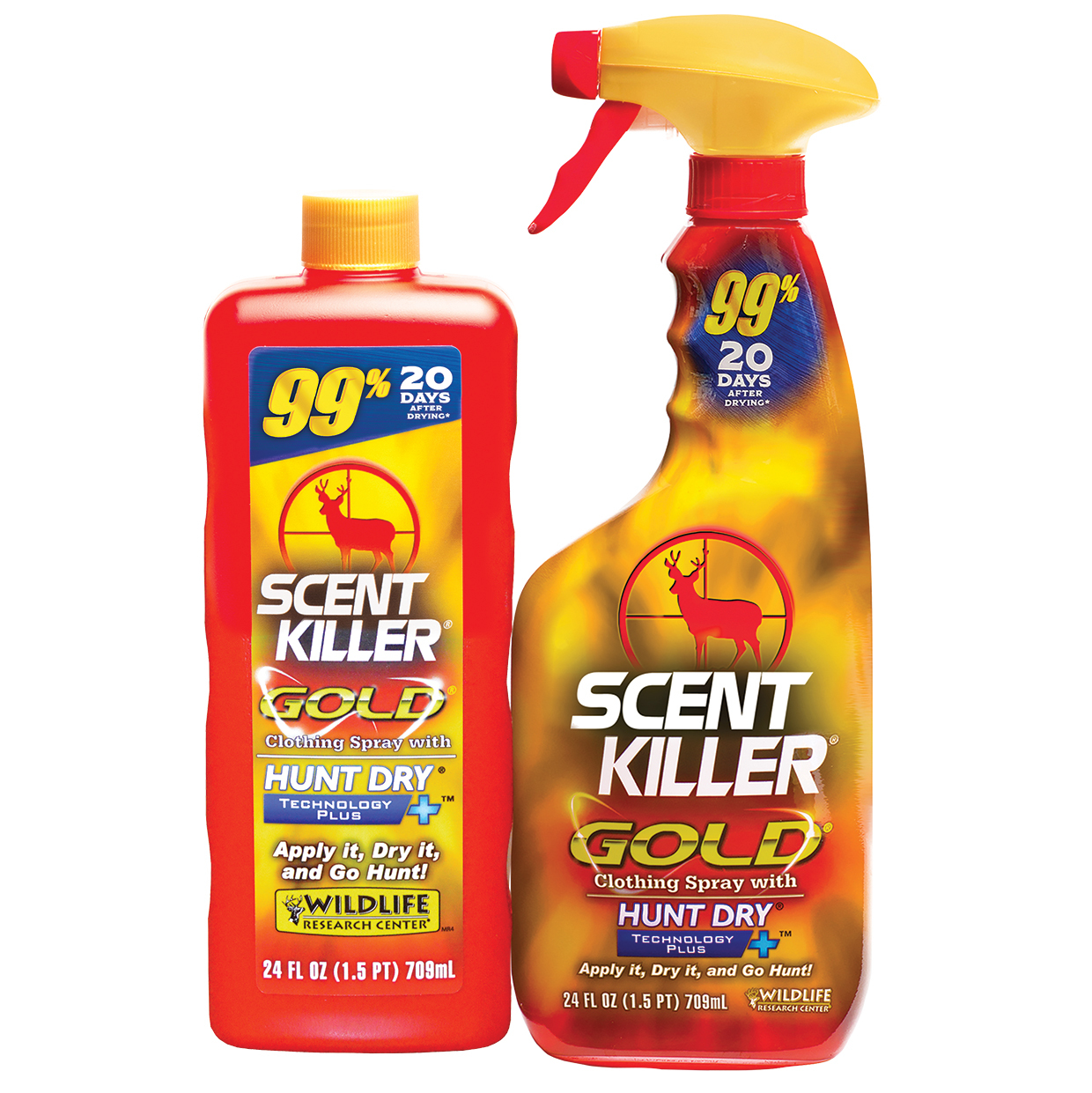 Wildlife Research Center Scent Killer Gold Clothing Spray Combo