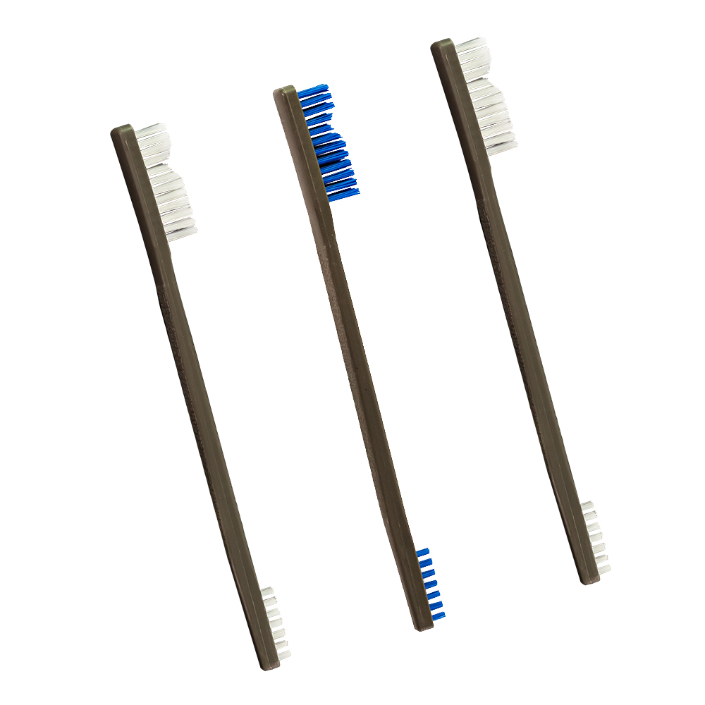 Otis 3 Pack AP Brushes (2 Nylon/1 Blue Nylon)