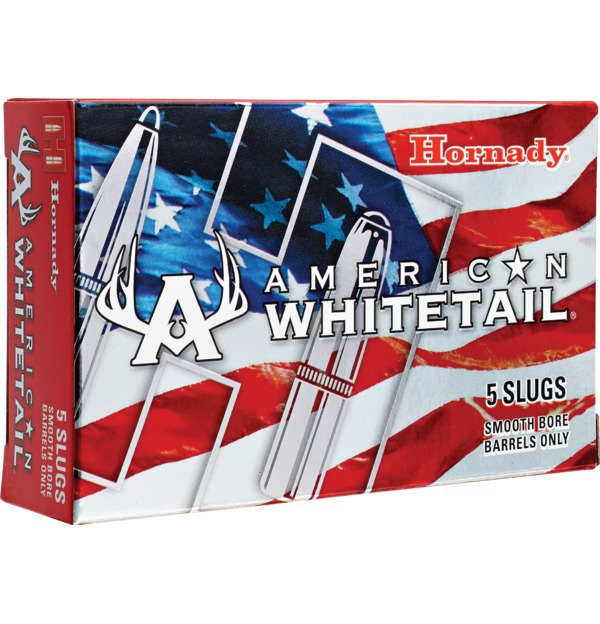 Hornady American Whitetail 12 Gauge Rifled Slugs