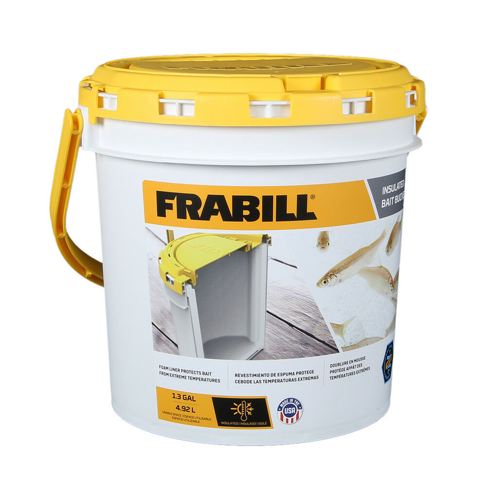 Frabill 1.3 Gallon Insulated Bait Bucket